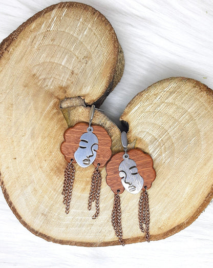 Freya - African queen earrings