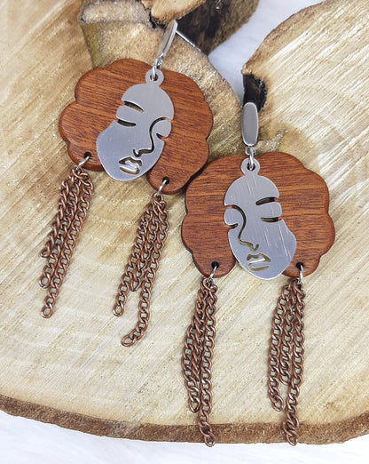 Freya - African queen earrings