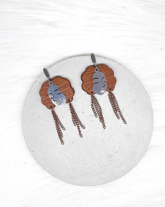 Freya - African queen earrings