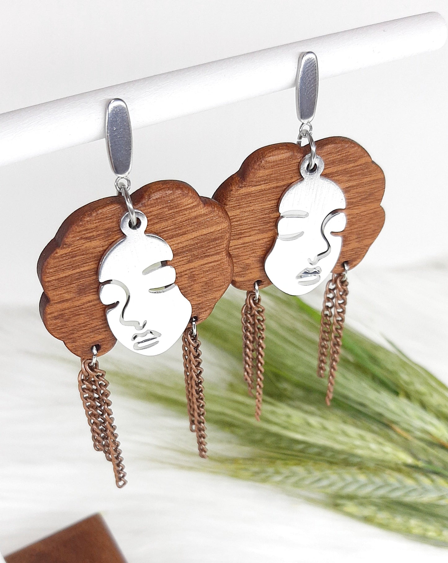 Freya - African queen earrings